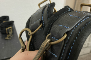 Cuff leather getting pulled